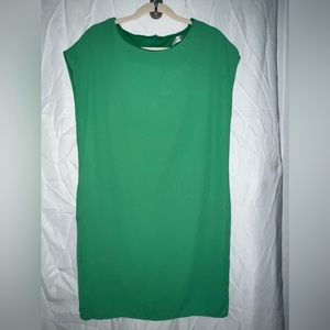 💥Green loose dress / S